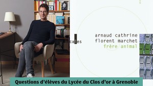 Arnaud Cathrine - Rencontre scolaire